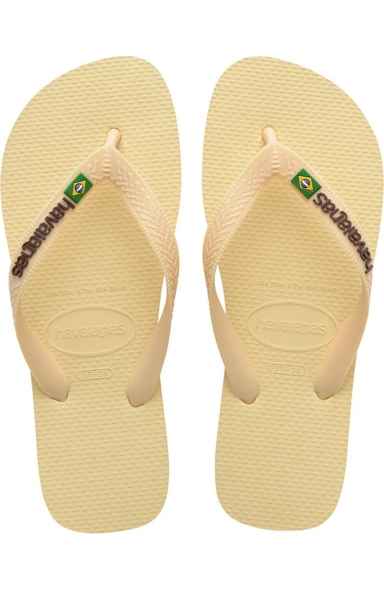 Brazil Logo Flip Flop