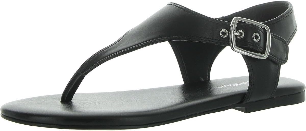 Calvin Klein, Calvin Klein Women's Moraca Sandal, Black 002, 9
