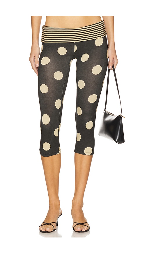 Foldover Waist Capri