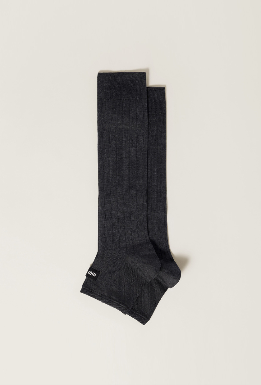Miu Miu, Silk Knee-High Socks