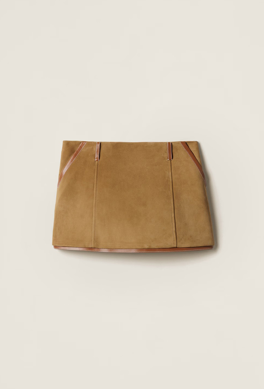 Miu Miu, Suede Skirt