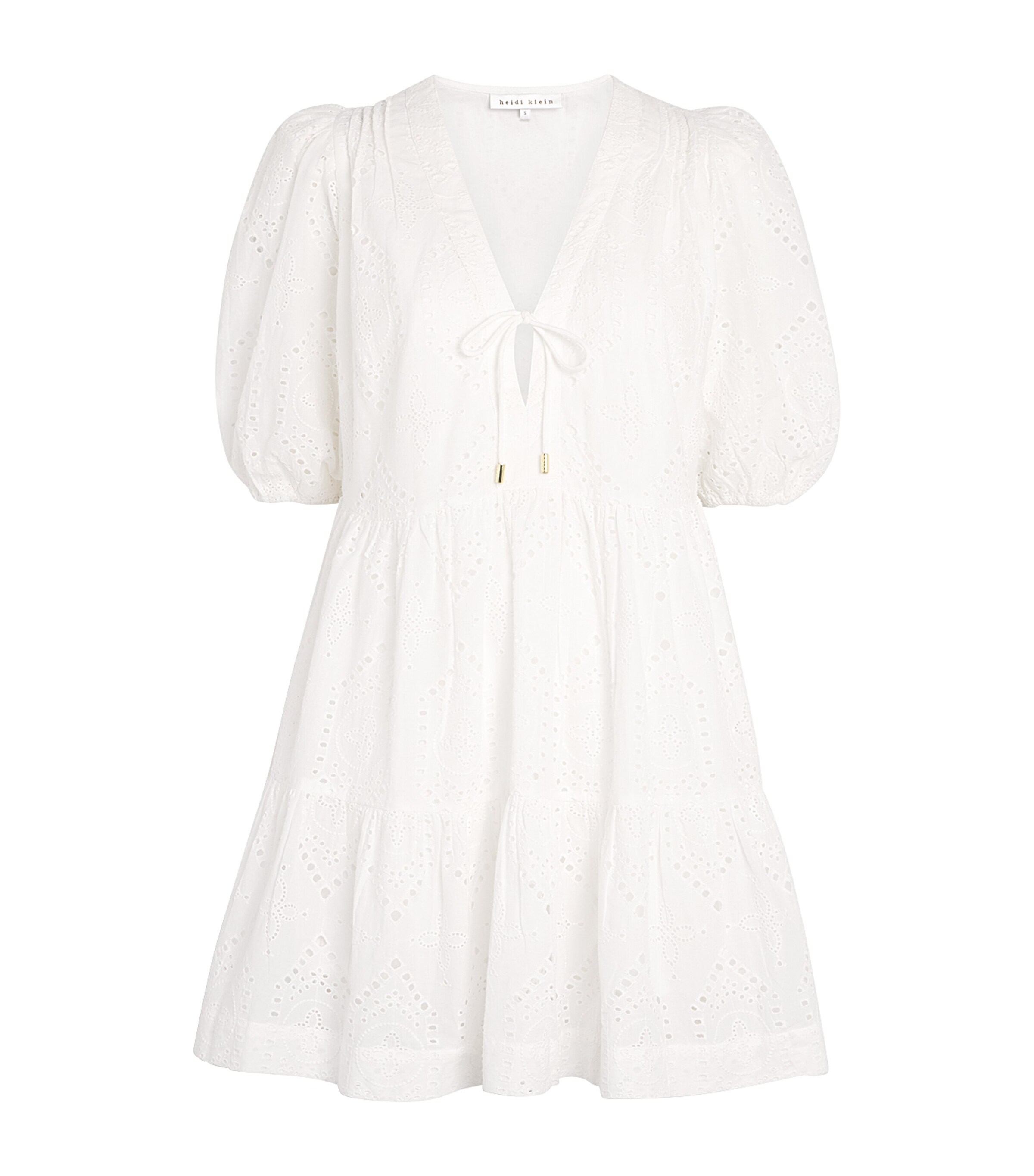 Cotton Broderie Anglaise Mini Dress