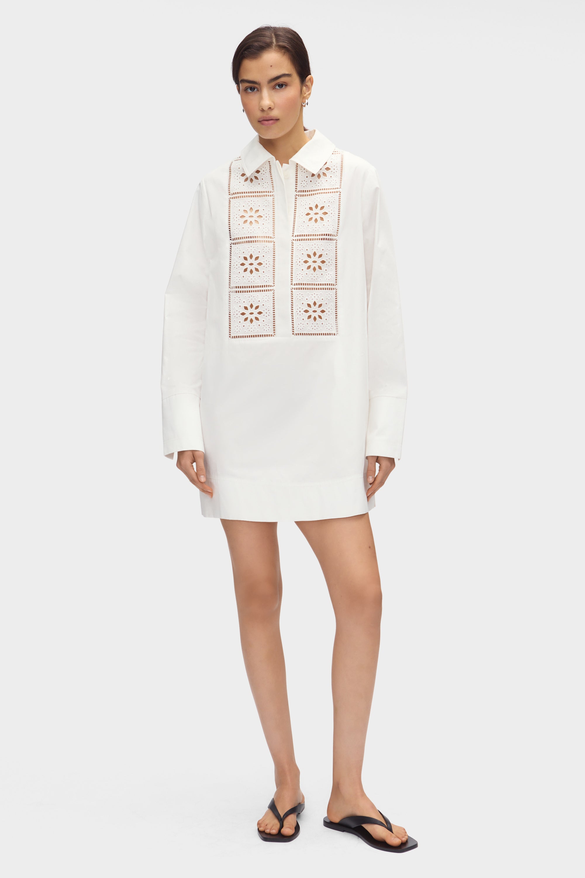 Ophelia Broderie Organic Cotton Dress