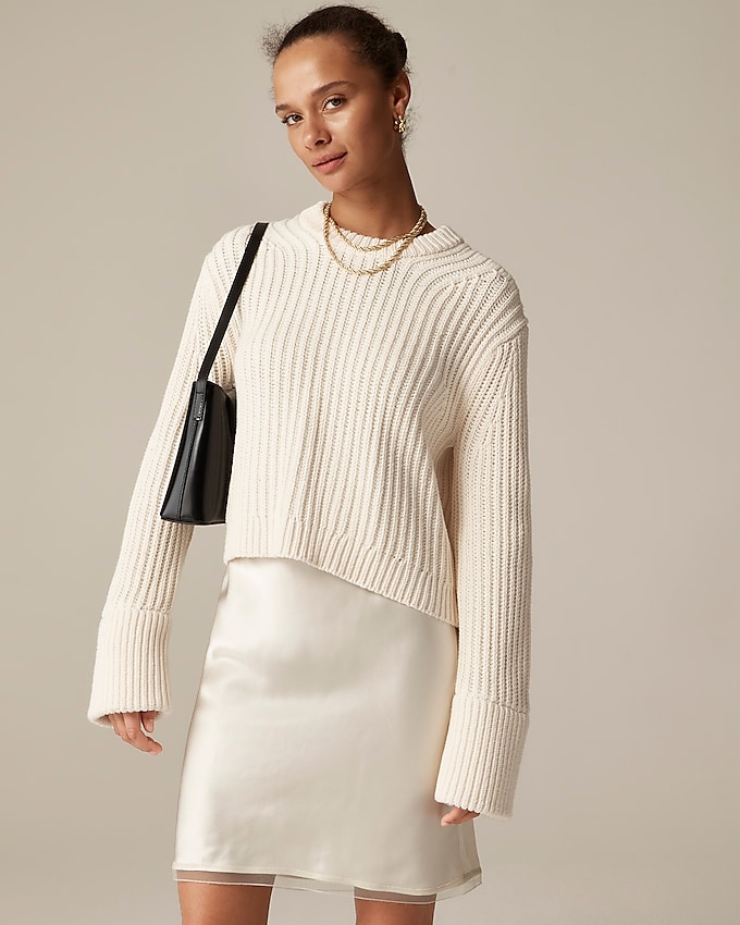 Heritage Cotton Fisherman Crewneck Sweater