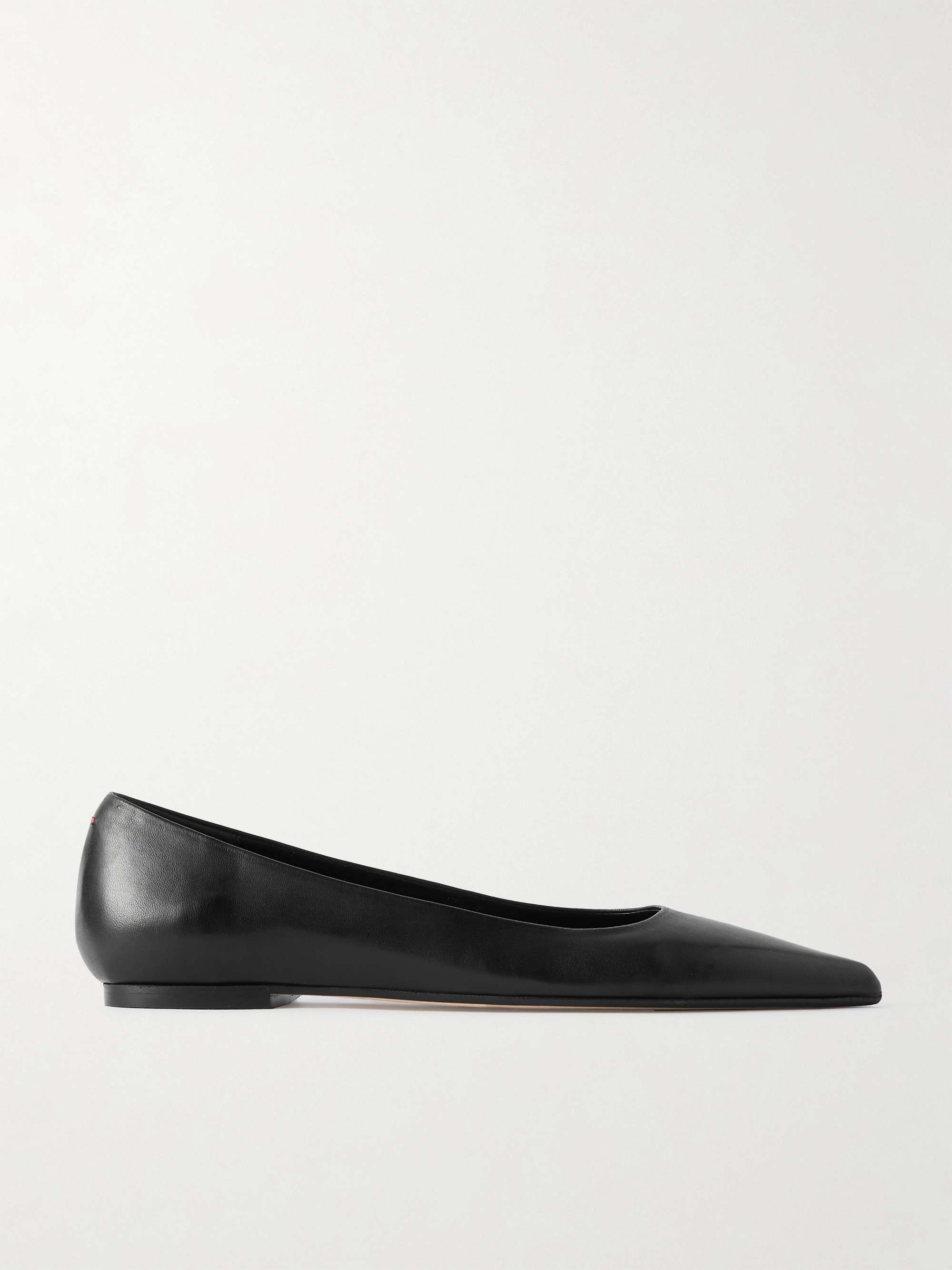 Cassy Leather Point-Toe Flats