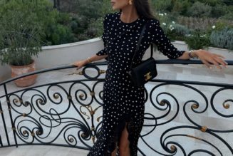 I've Found it—The Chic Shoe Trend That Makes Polkadot Dresses Feel Grown-Up and Graceful Every Time