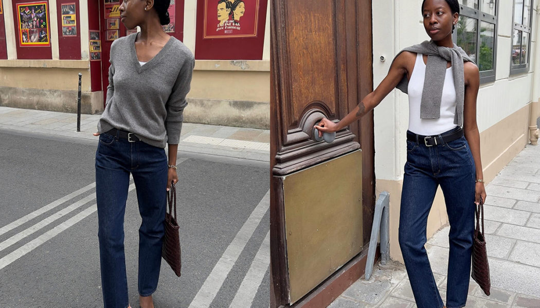 I've Just Found *the* Denim Trend Parisian Women Are Wearing With Kitten Heels