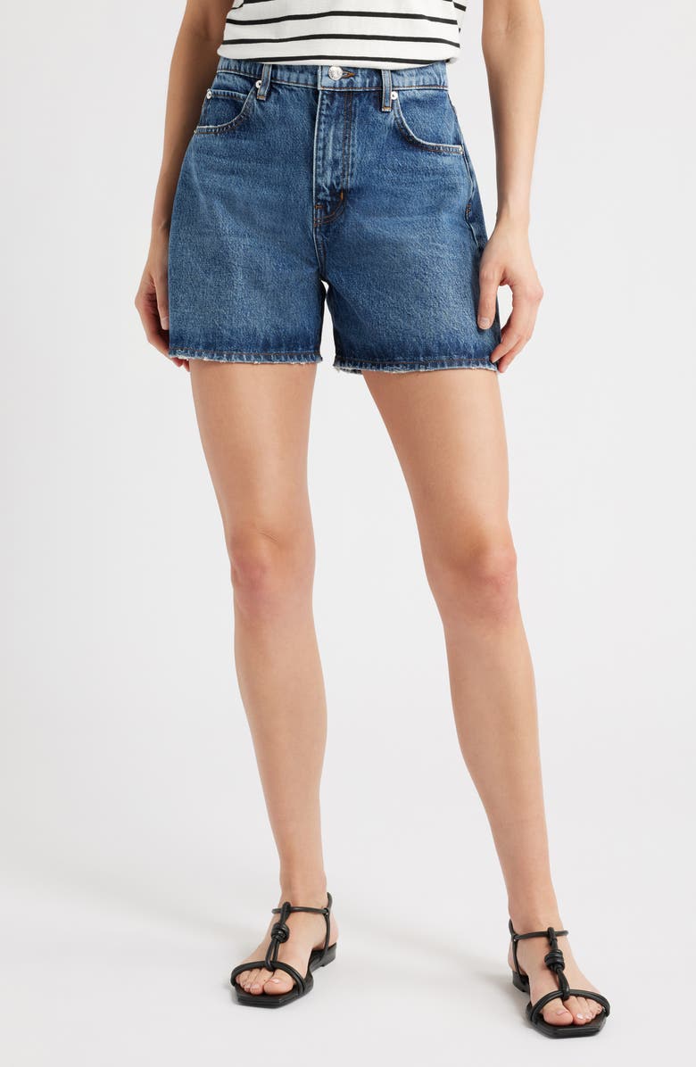 The Easy High Waist Denim Shorts