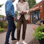 Kate Middleton Just Abandoned Her Signature Wide-Leg Trousers for These Anti-Trend Pants