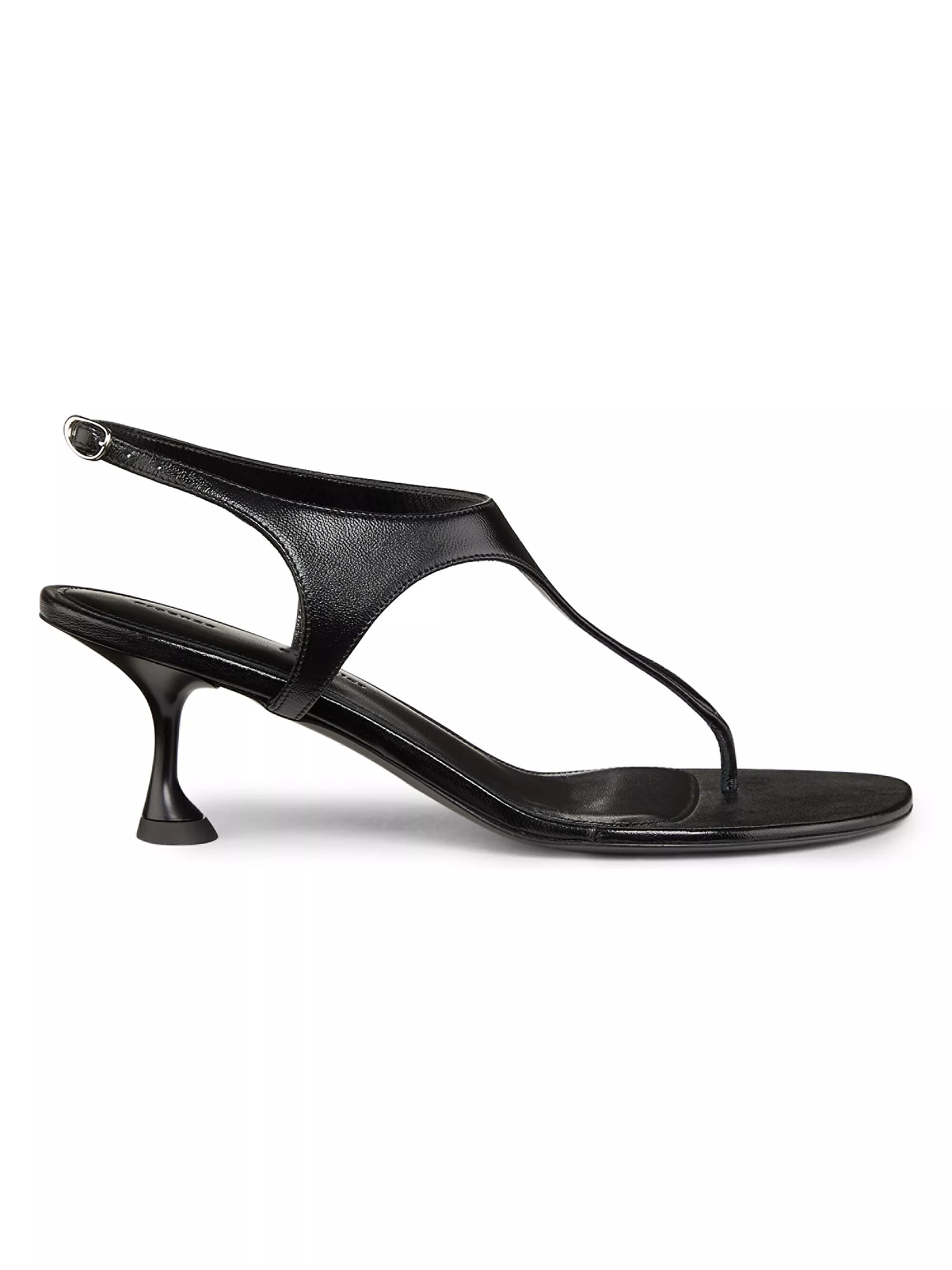 Tee 60mm Leather T-Strap Sandals
