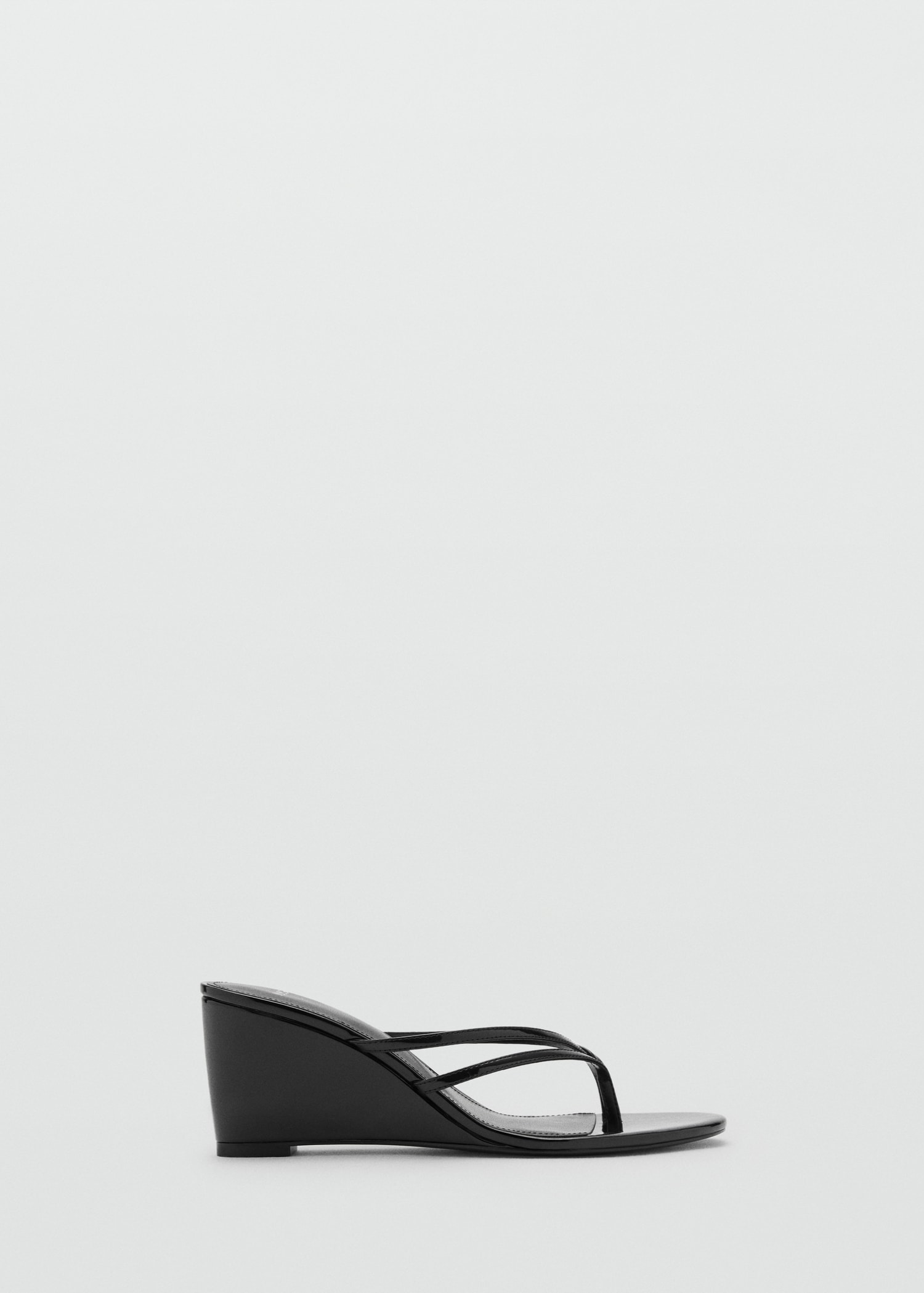 Wedge Sandals With Crisscross Straps - Women | Mango Usa