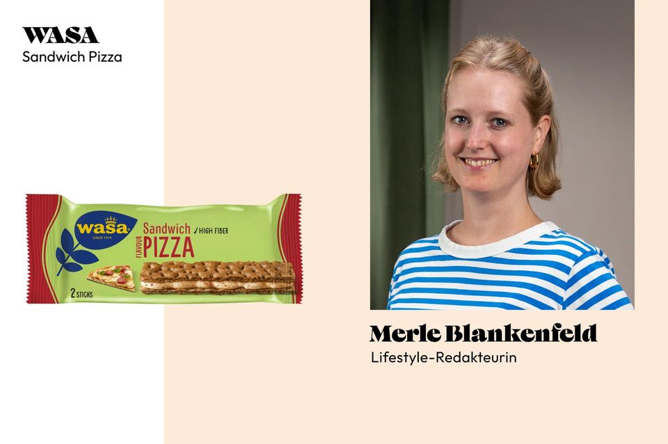 Das WASA Sandwich mit Pizza-Geschmack