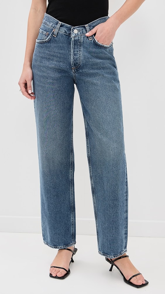 Agolde V Waist Baggy Jeans