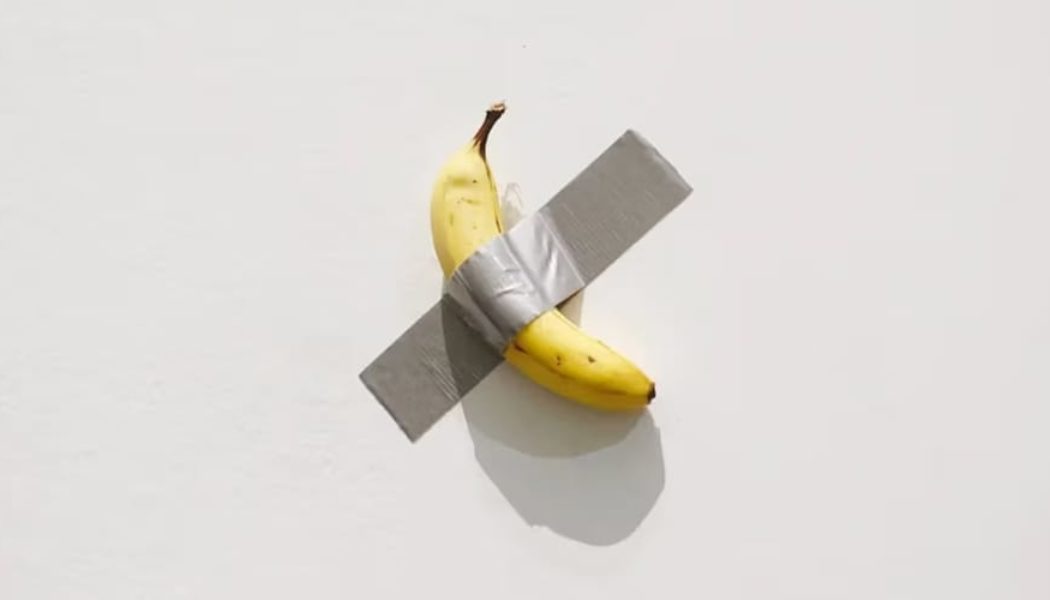 Maurizio Cattelan Can't Keep a Banana on the Wall