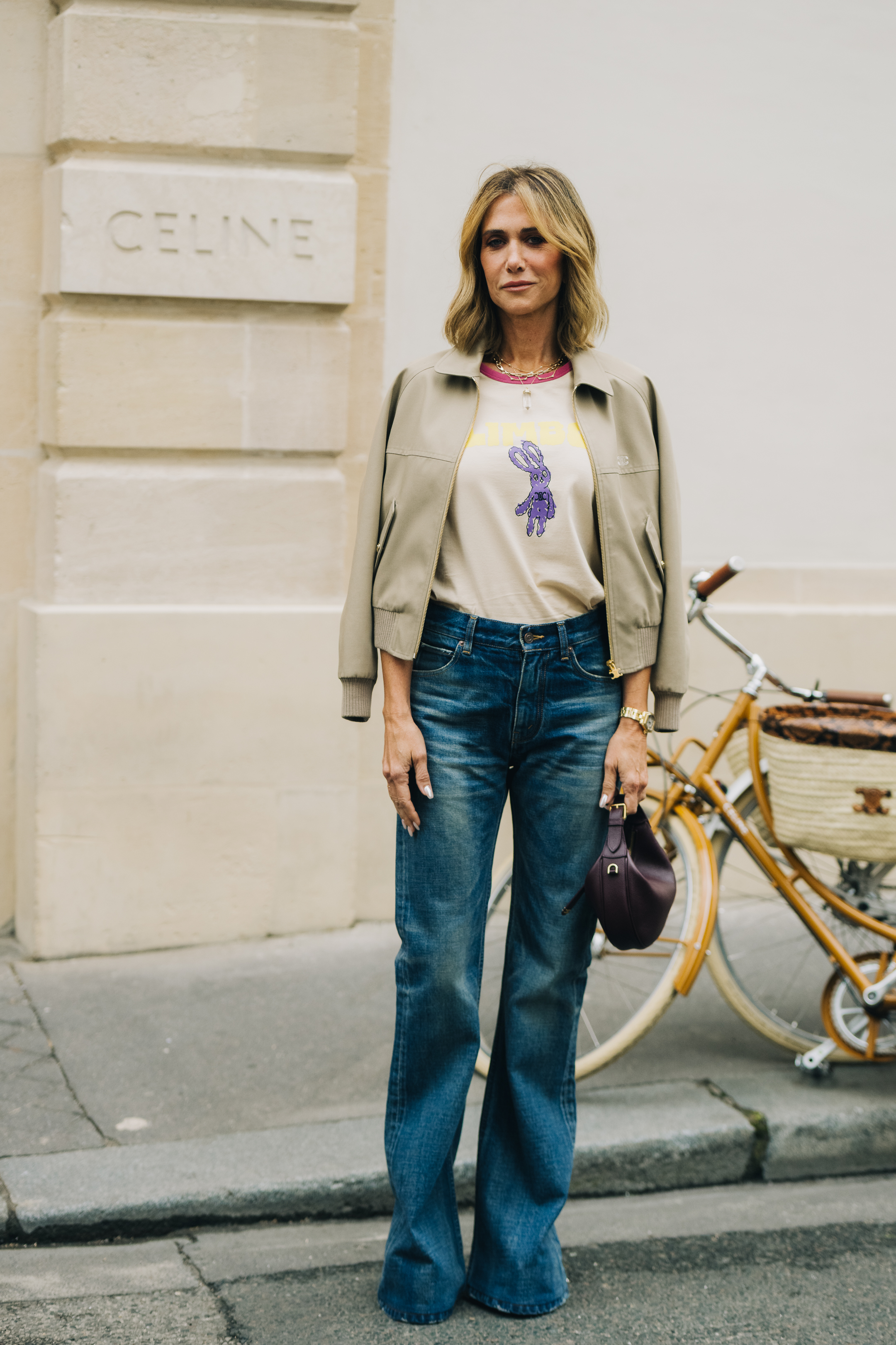 Kristen Wiig attending the Celine spring 2026 runway show