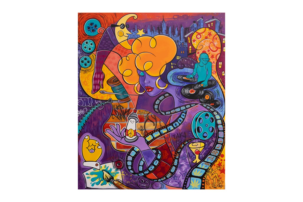 Lady Pink 'Miss Subway NYC' Exhibition D'Stassi Art Artworks