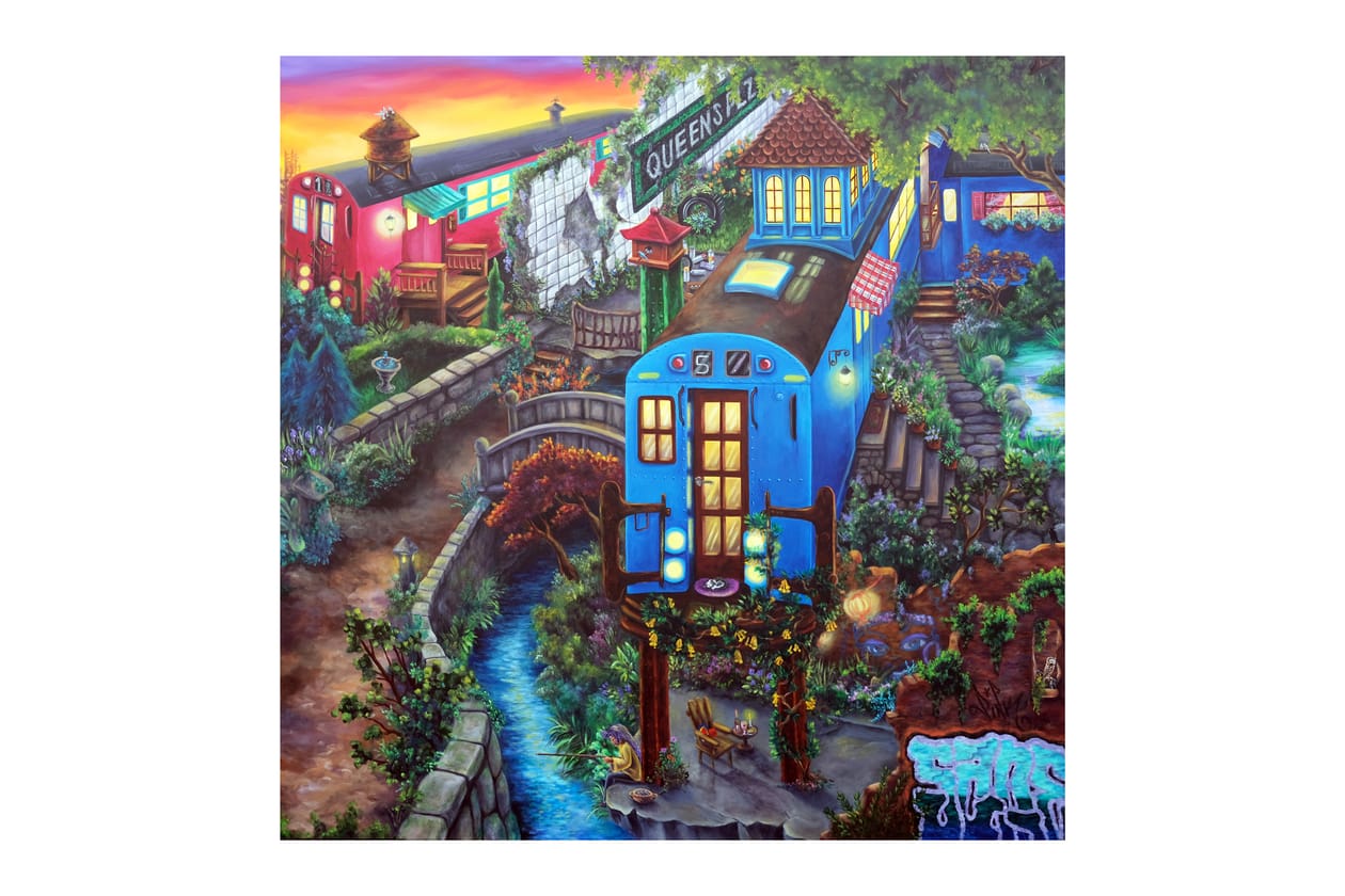 Lady Pink 'Miss Subway NYC' Exhibition D'Stassi Art Artworks