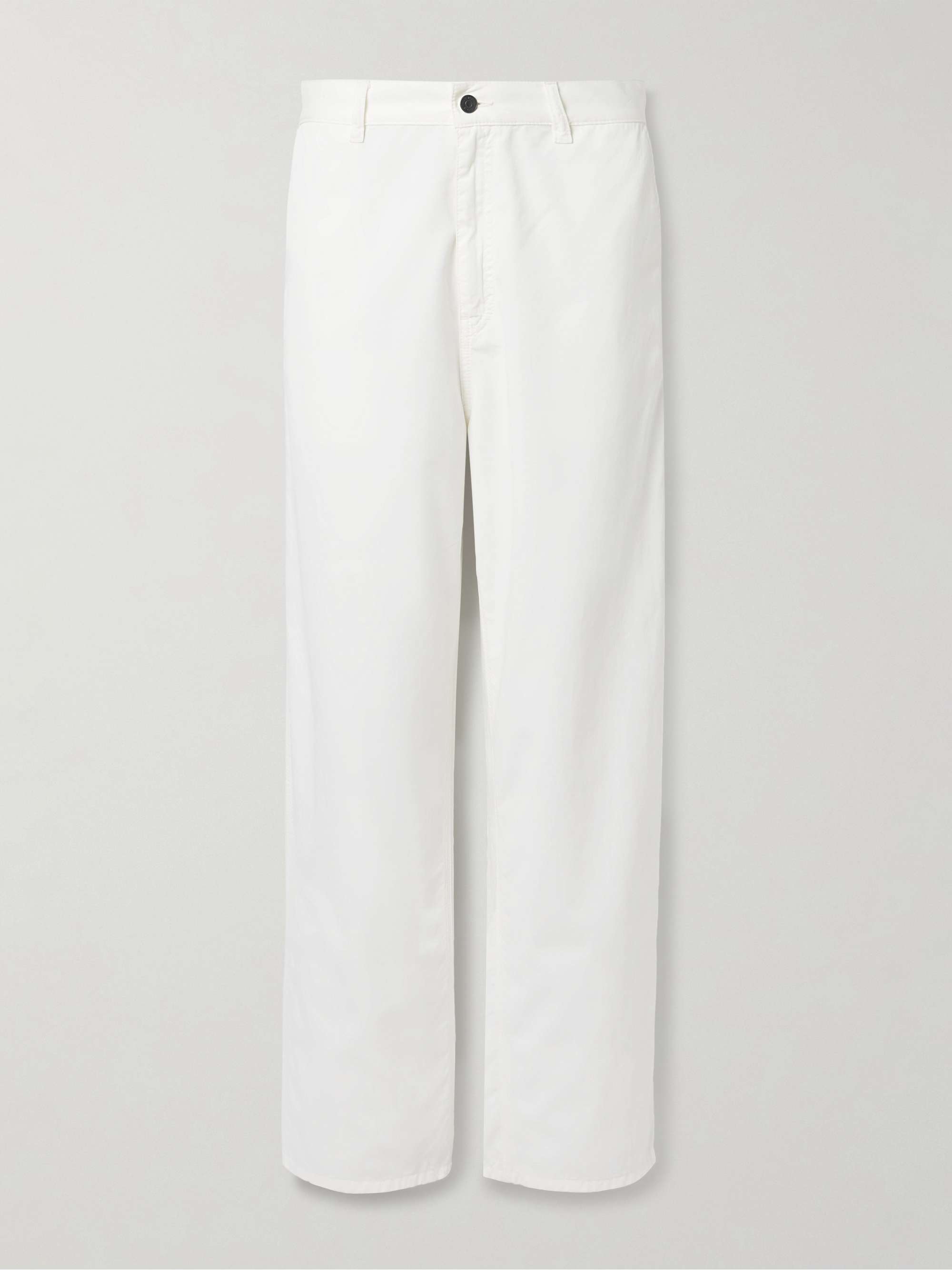 Sharka Cotton and Cashmere-Blend Twill Wide-Leg Pants