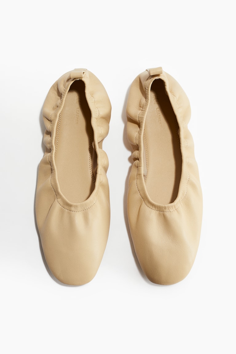 Leather Ballet Flats