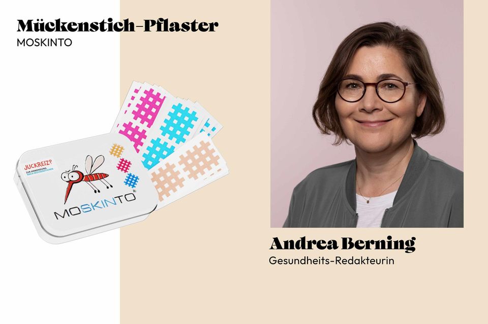 Kleben statt kratzen: Ob "Moskinto" Andrea die Mücken-Saison erleichtern wird?