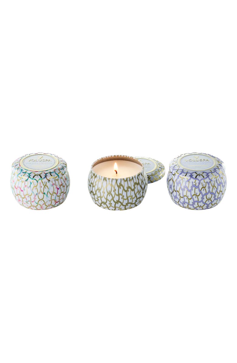 Japonica Set of 3 Mini Tin Candles