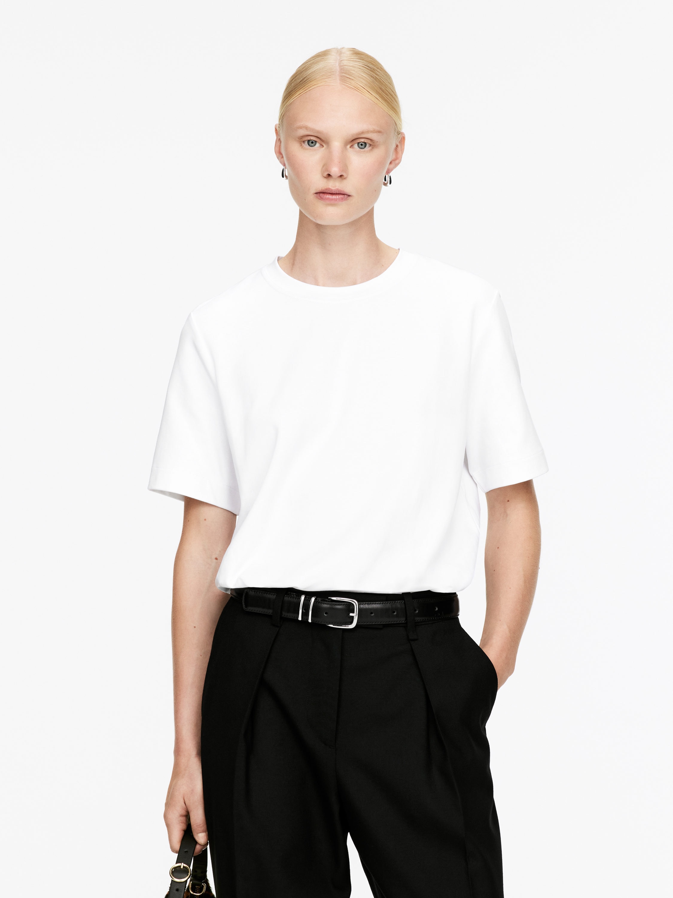 Lily Signature T-Shirt – White – Women – Arket Gb