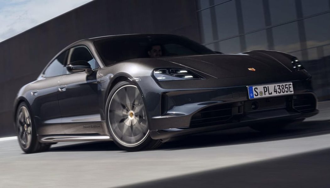Porsche Launches New Taycan and Cayenne Black Edition Models