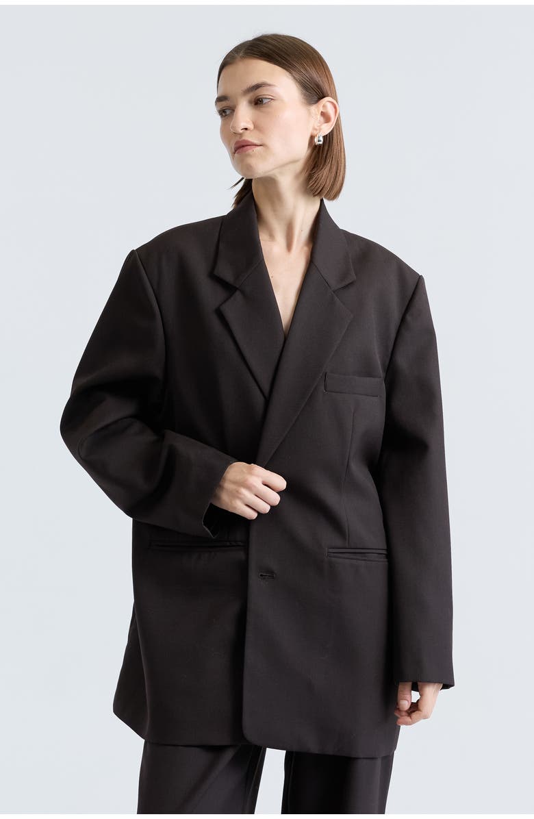 Oversized Double Button Blazer
