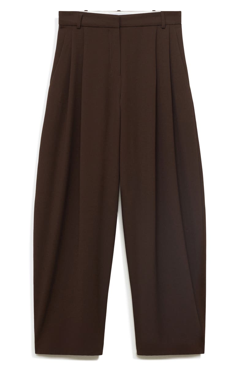 Pleated Straight Leg Pants