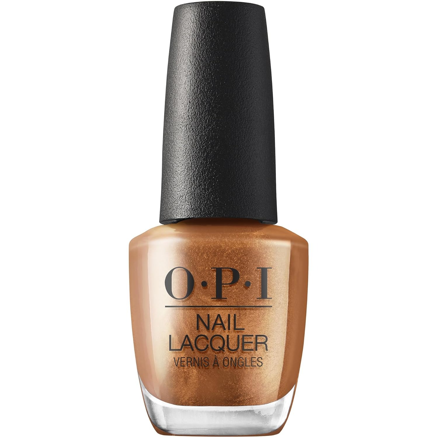 OPI, Opi Nail Lacquer Millennium Mocha | Opaque Dark Brown Metallic Chip Resistant Nail Polish | Metallic Mega Mix Collection