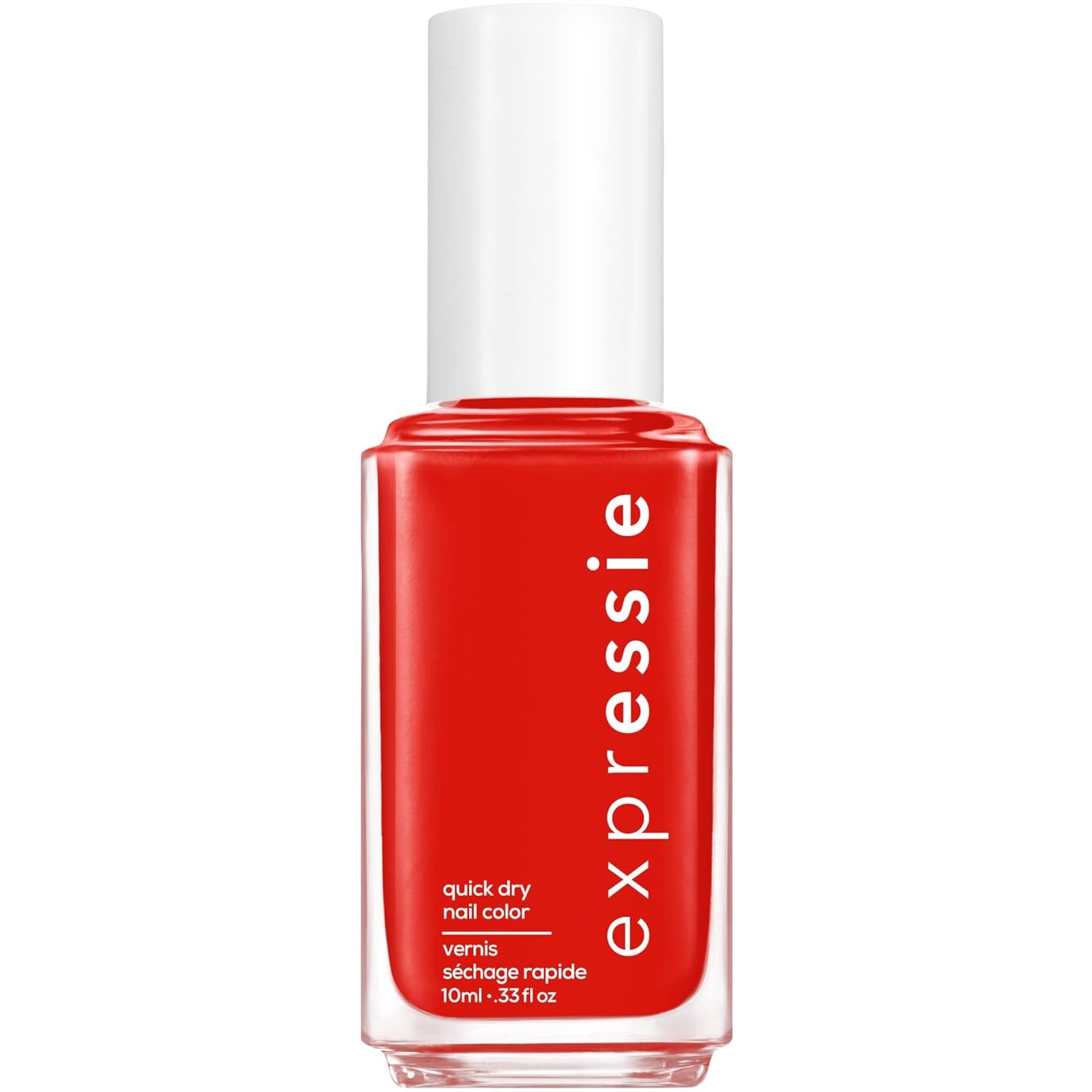 essie, Essie Nail Polish, Expressie Quick-Dry Nail Color, Vegan, Word on the Street, Red, Send a Message, 0.33 Fl Oz