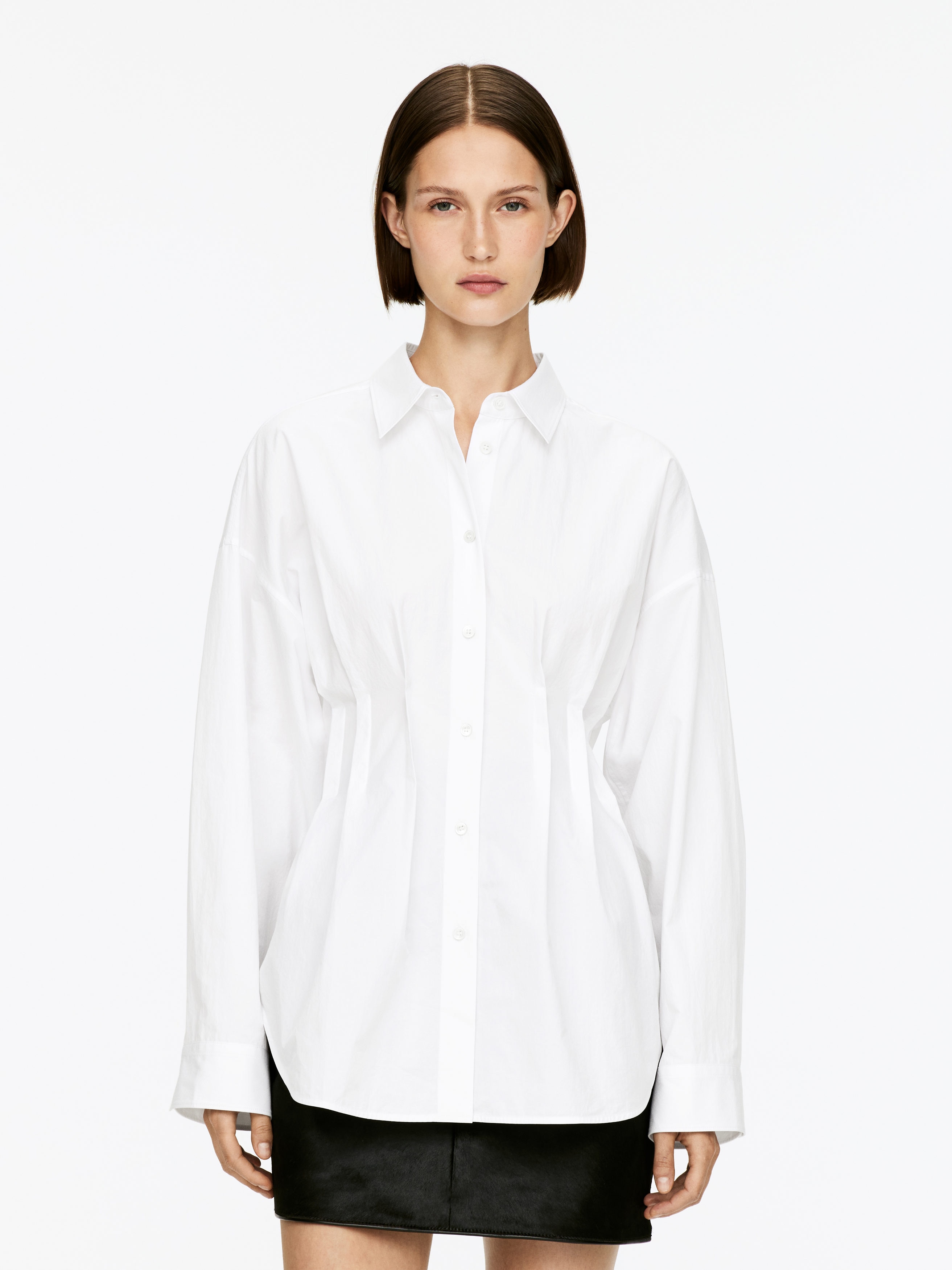 Pleated Blouse – White – Women – Arket Gb