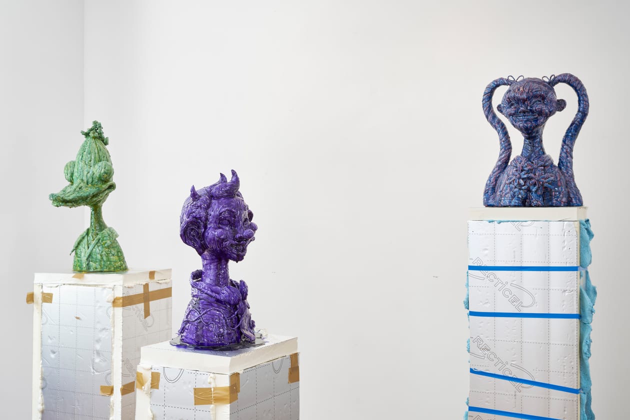 Gary Card 'Gathering Dust' Plaster Takeover London art artworks