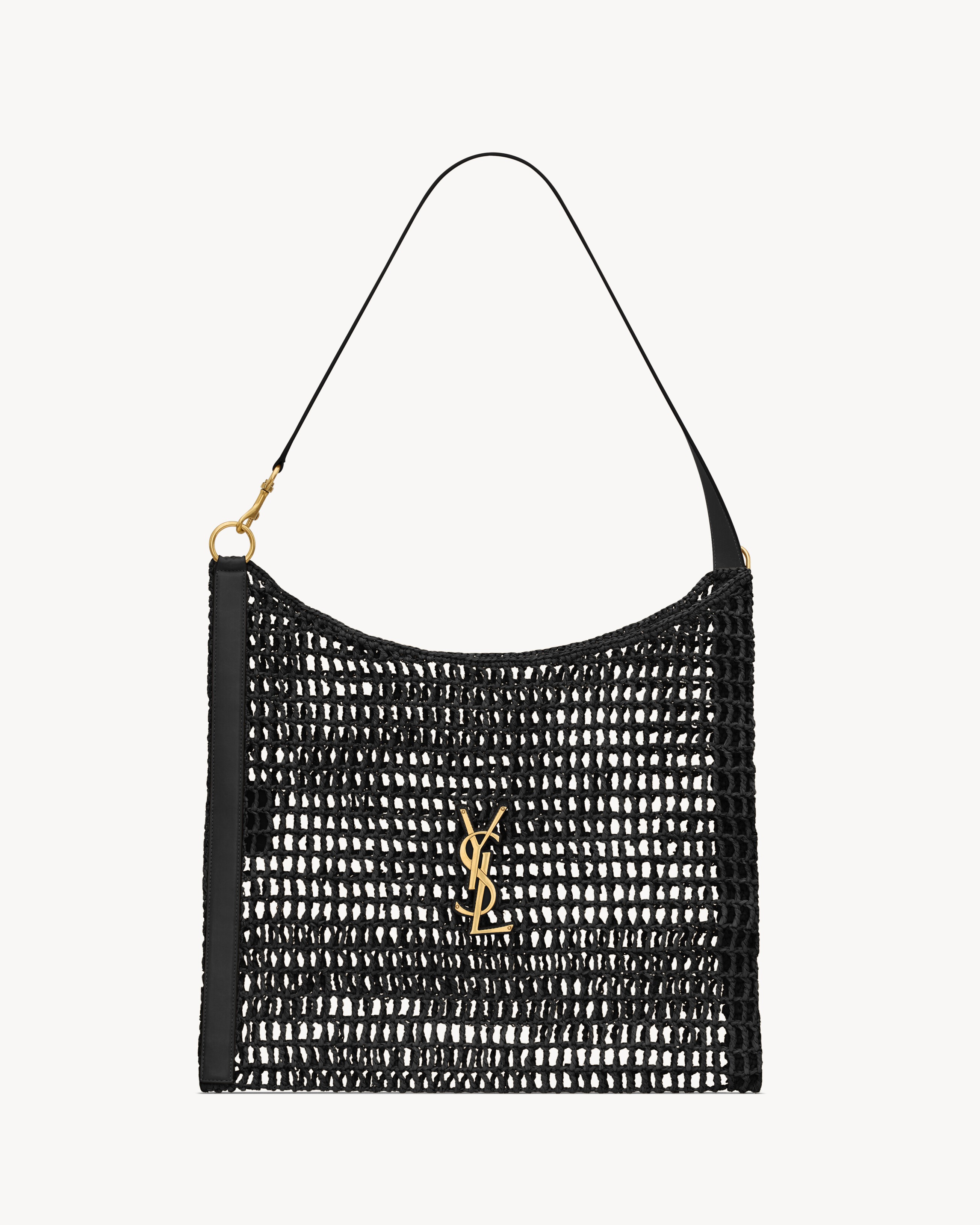 Saint Laurent, Oxalis bag in raffia macramé