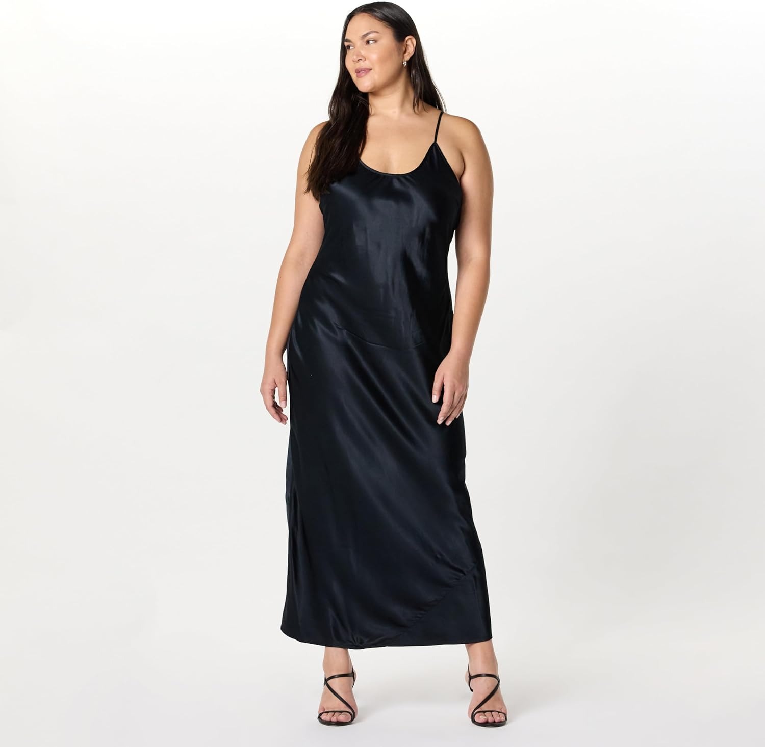 The Drop, The Drop Women’s Lana Maxi Slip Dress, Black, S