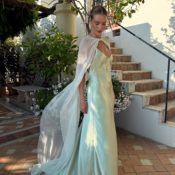 The Glossy Dress Trend That Ensures a Classy Silhouette at Every Summer Event