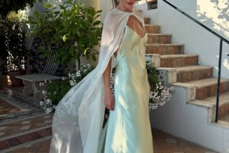 The Glossy Dress Trend That Ensures a Classy Silhouette at Every Summer Event