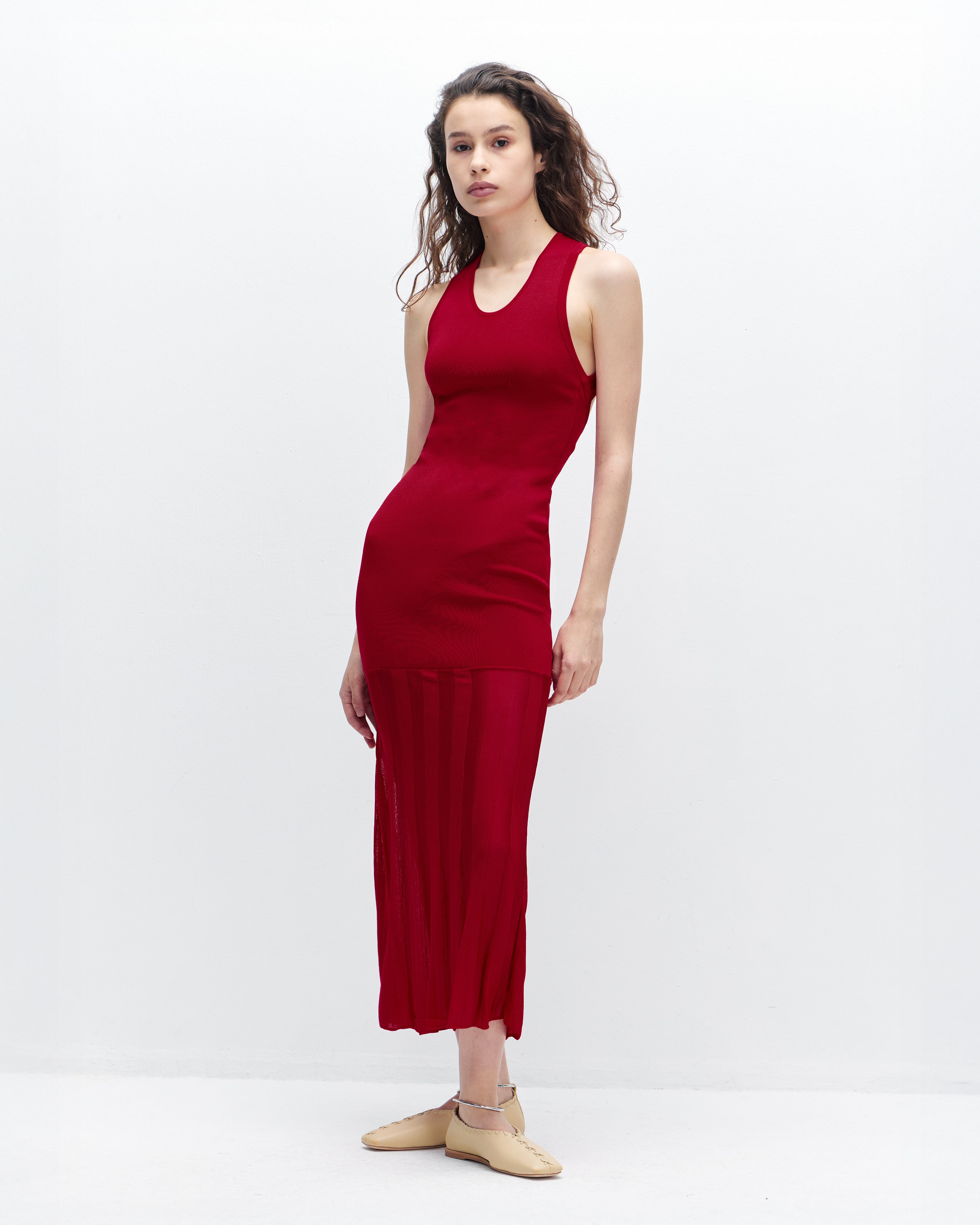 Zoya Dress-Red