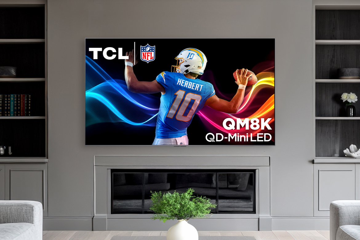 TCL QM8K Series QD-Mini LED TV Lifestyle Press Image