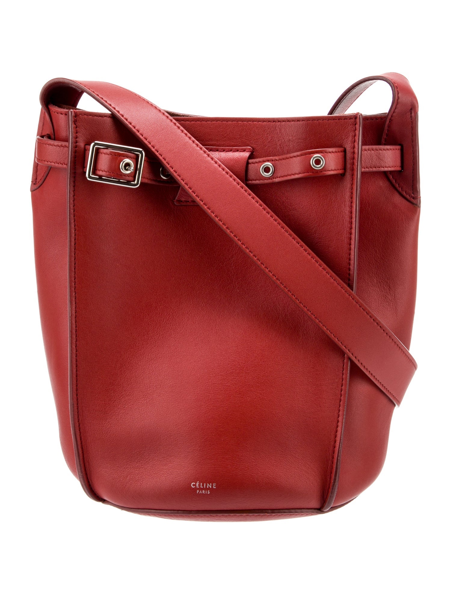 Leather Big Bag Bucket Small