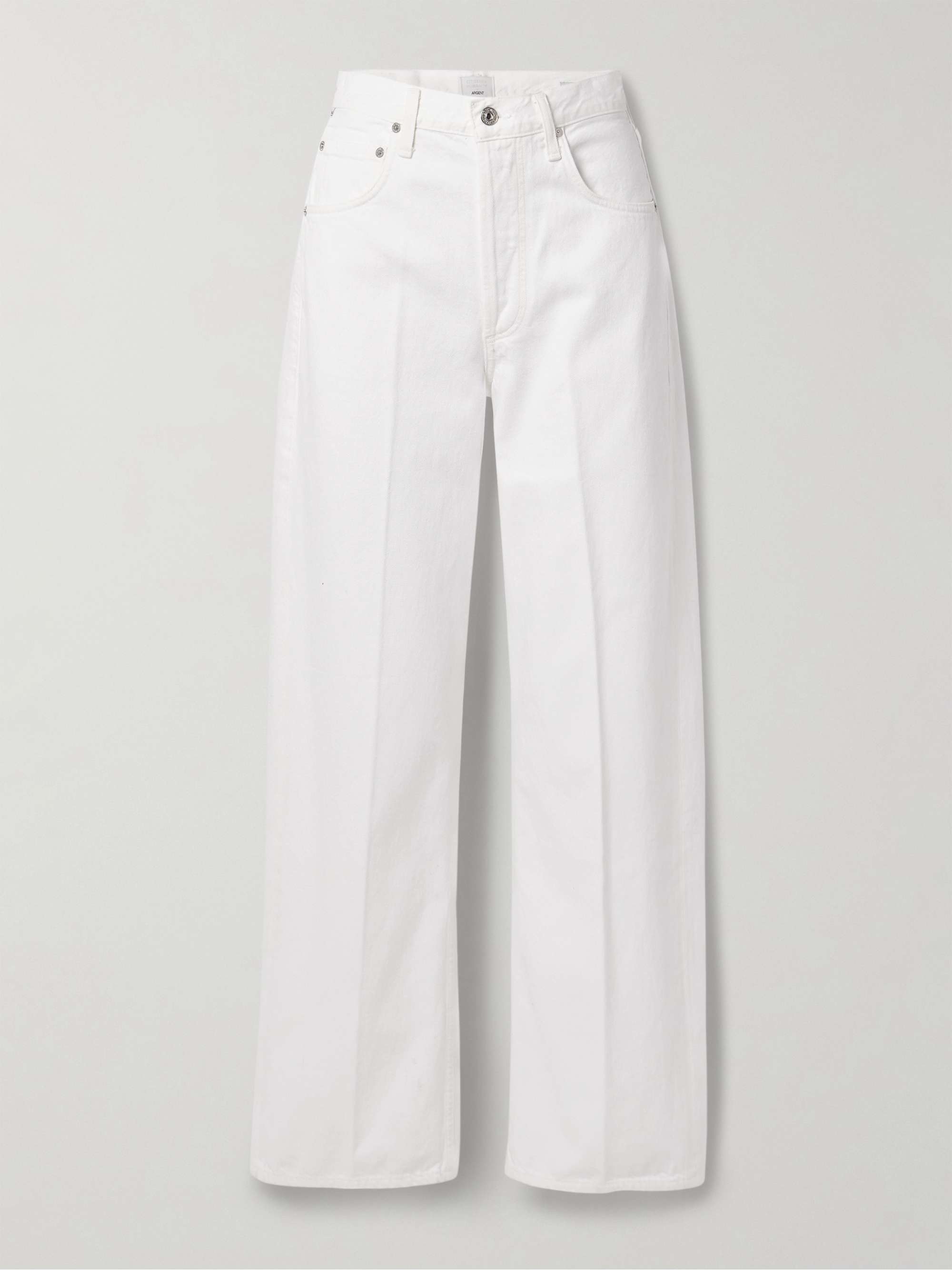 + Argent Ayla Baggy High-Rise Wide-Leg Jeans