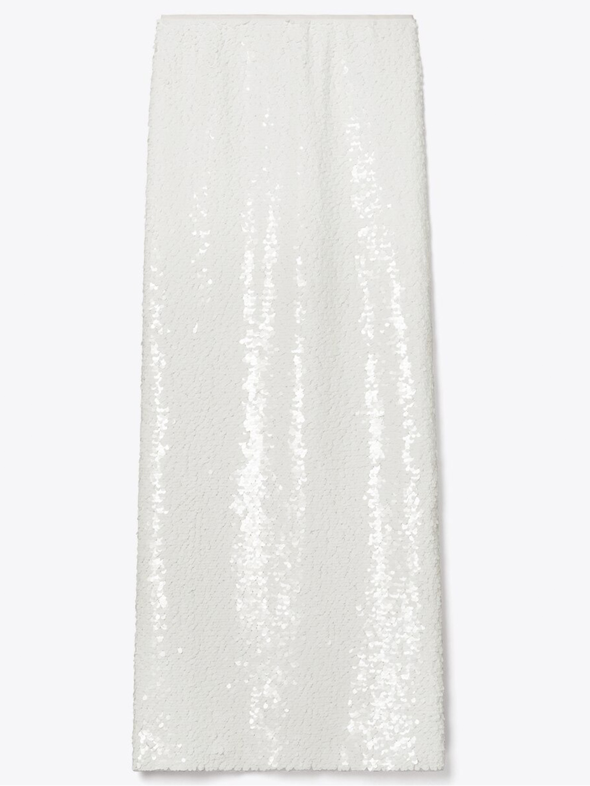 Sequin Skirt in White, Size 10