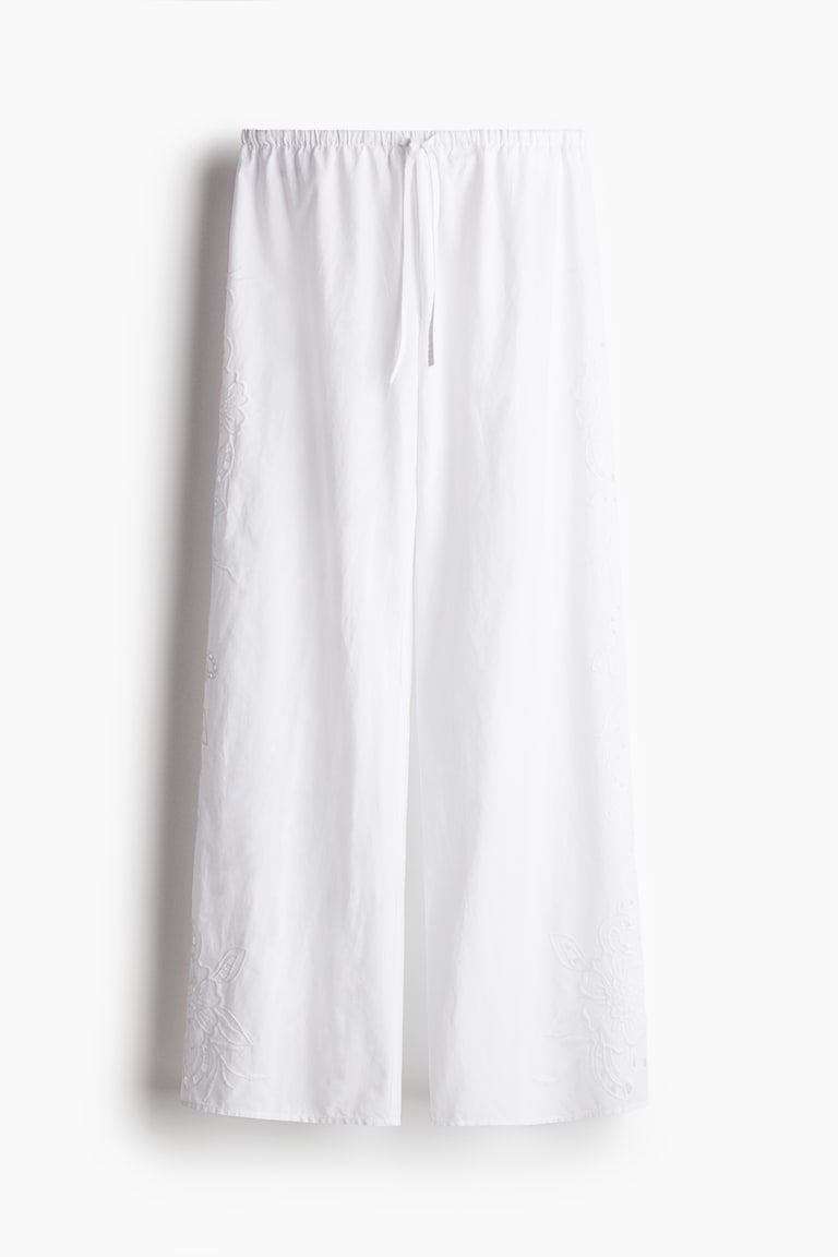 Embroidered Pyjama Bottoms