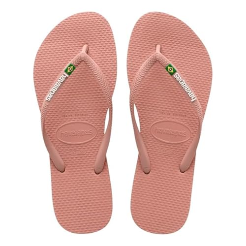 Havaianas - Slim Brasil Logo, Comfortable, Durable, and Lightweight Flip-Flops, Tribute to Brazil, Flag on Straps and Sole, Women
