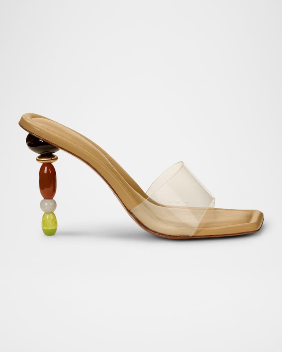 Mahina Beaded Stiletto Sandals