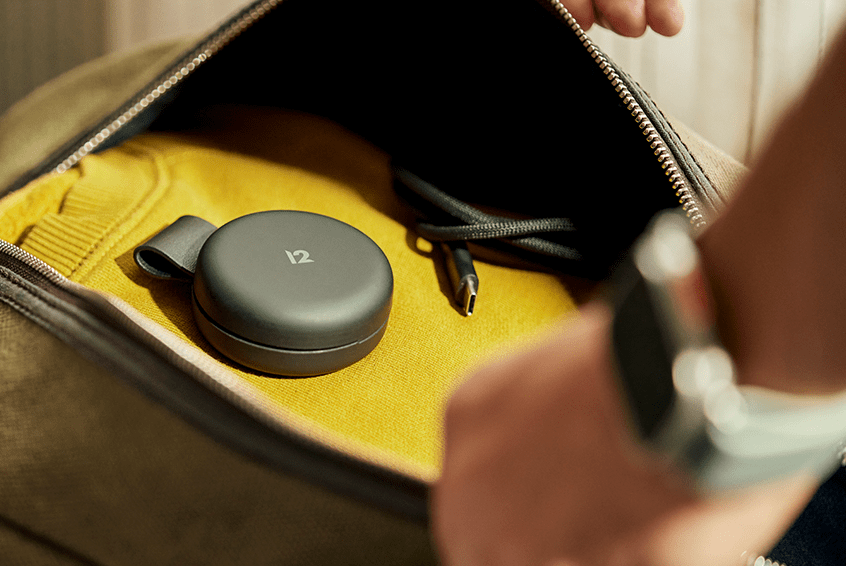 Twelve South ButterFly SE 2-in-1 Qi2 Charger lifestyle shot