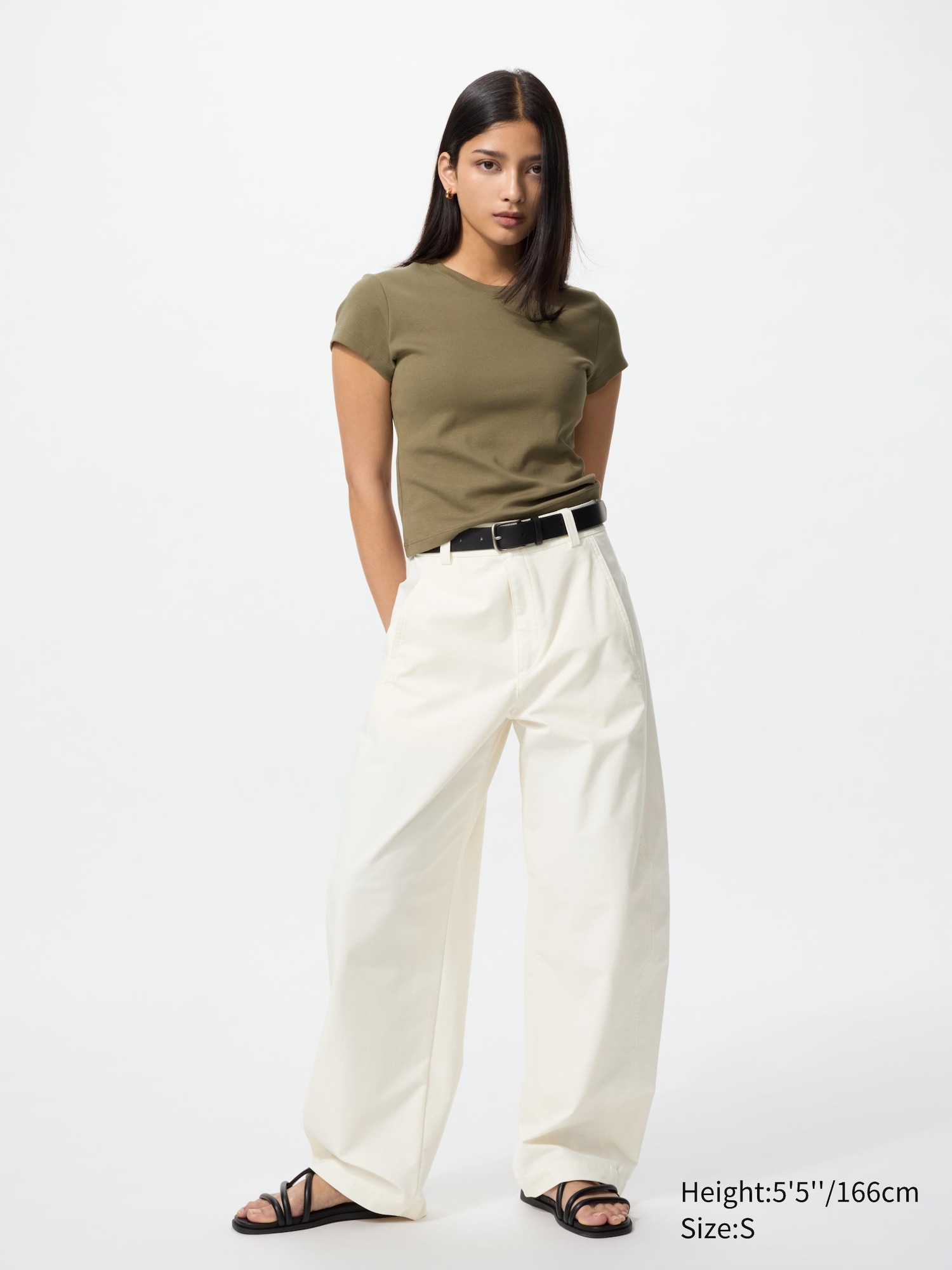 Jersey Barrel Leg Trousers