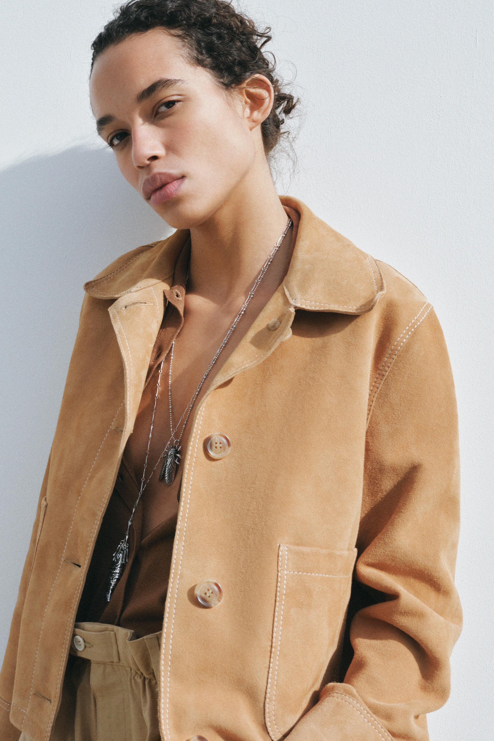 Zw Collection Limited Edition 100% Suede Leather Jacket