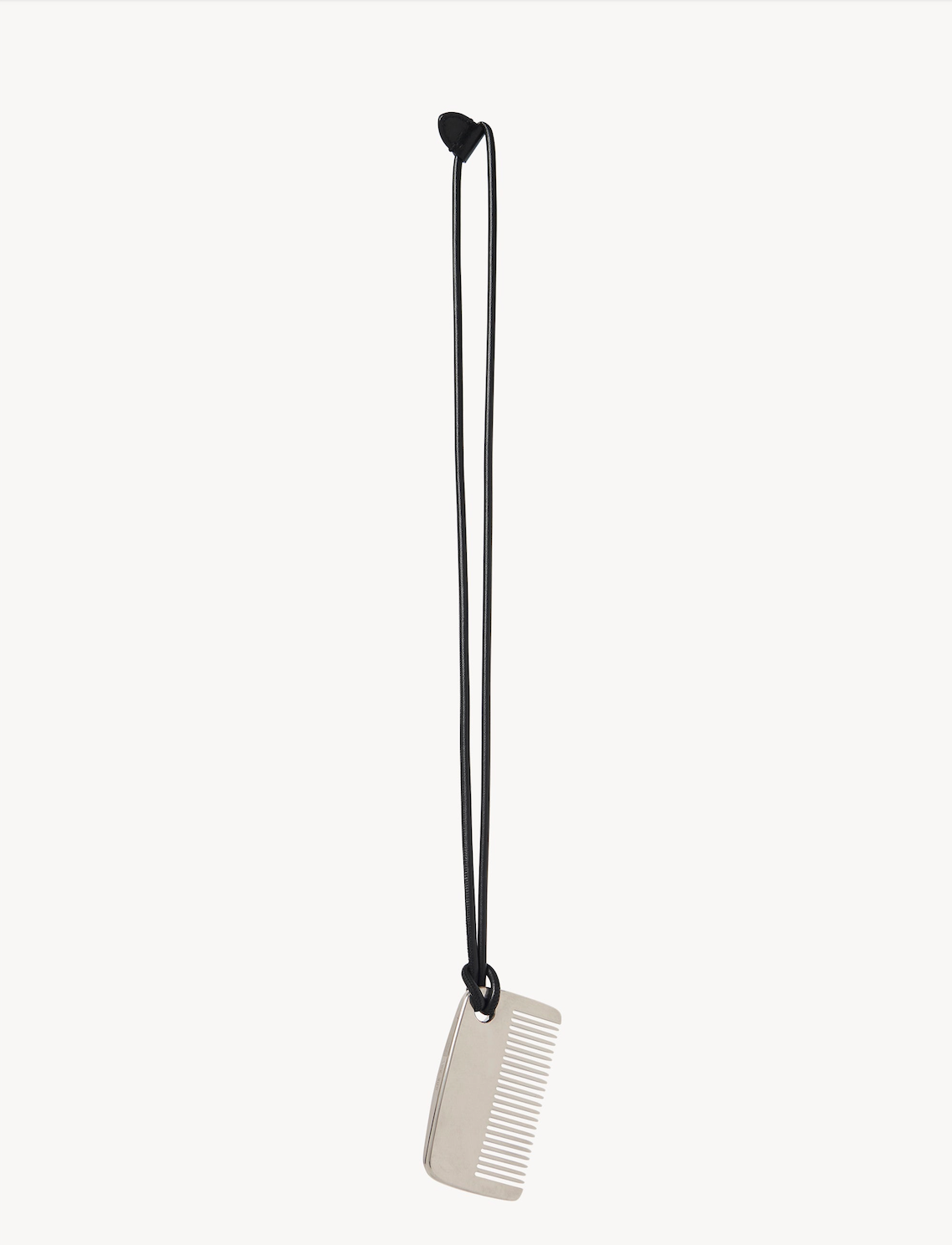 Nwt the Row Pre Fall 2023 Leather Cord Brass Comb Pendant Necklace Sold Out