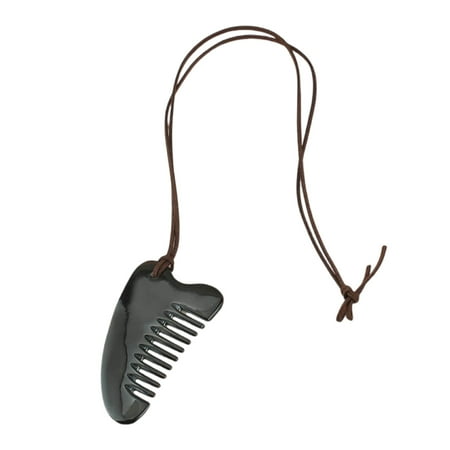 Aooower Fashionable Comb Pendant Necklace for Styling Fringe Portable Sturdy Horn Jewelry Accessory for Women Ladies Daily Use